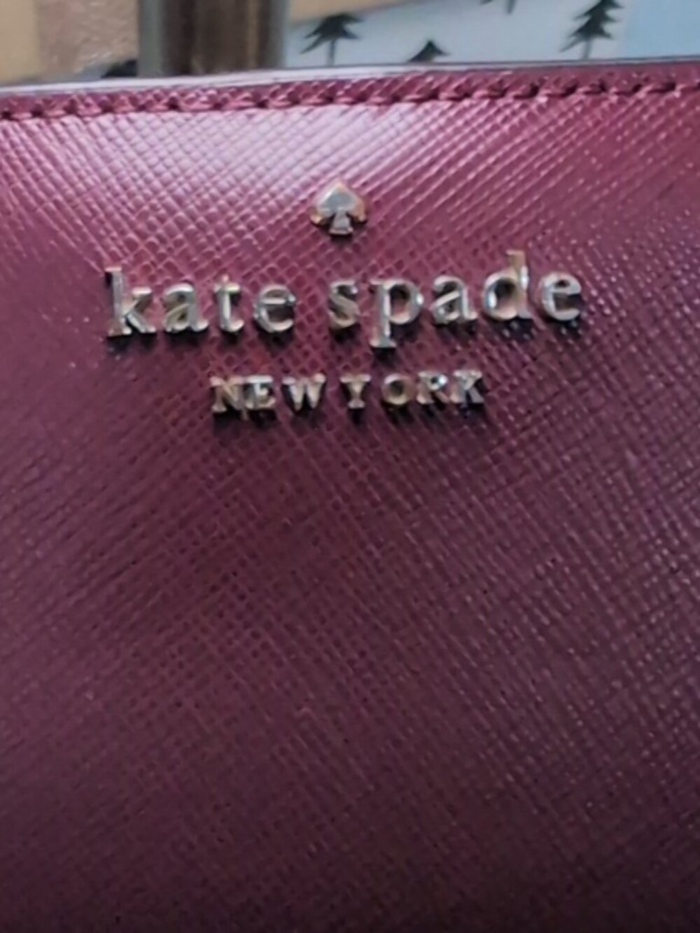 Kate Spade Mulled Wine Stacy Wallet - Picture 3 of 7